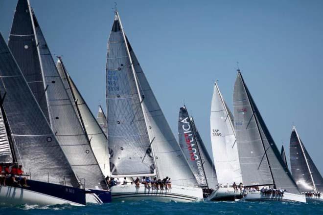 Crowded Class A start - 2014 ORC European Championship ©  Max Ranchi Photography http://www.maxranchi.com